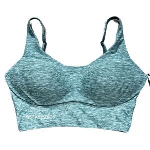 Victorias Secret Lightweight Allegro Medium Support Lined Sports bra Green